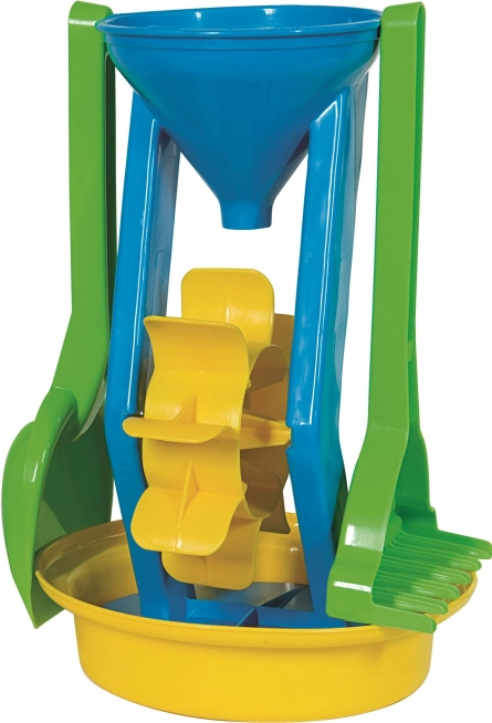Androni juego de playa con molino, altura 26 cm – Azul