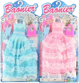 Vestidos para muñecas con accesorios