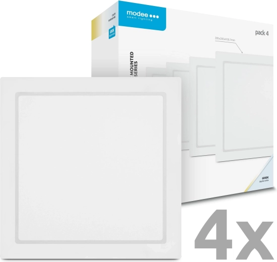 Panel LED cuadrado Modee 24 W, 2640 lm, blanco frío