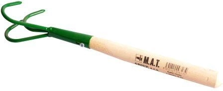 Cultivador con 3 púas con mango de 24 cm