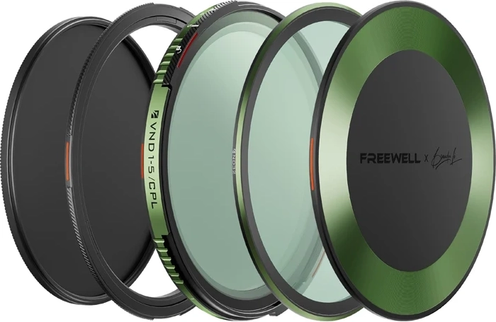 Kit de filtros variables ND/CPL Freewell Brandon Li de 95 mm
