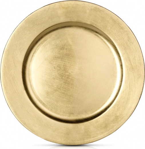 Bajoplato dorado de 33 cm