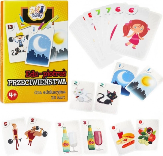 Muduko cartas Černý Petr: opuestos