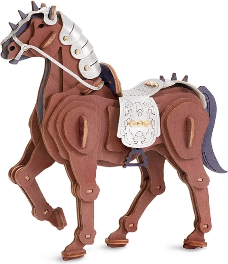 RoboTime rompecabezas de madera 3D de caballo de batalla