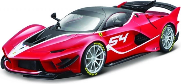Modelo de coche metálico Bburago Ferrari FXX-K EVO 1:18 rojo