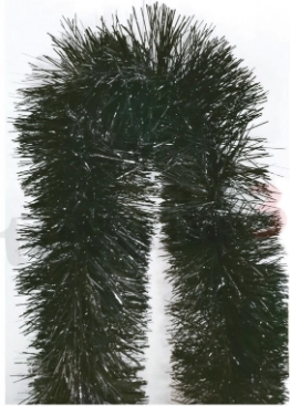 Cadena navideña 11 × 2 cm, plateada