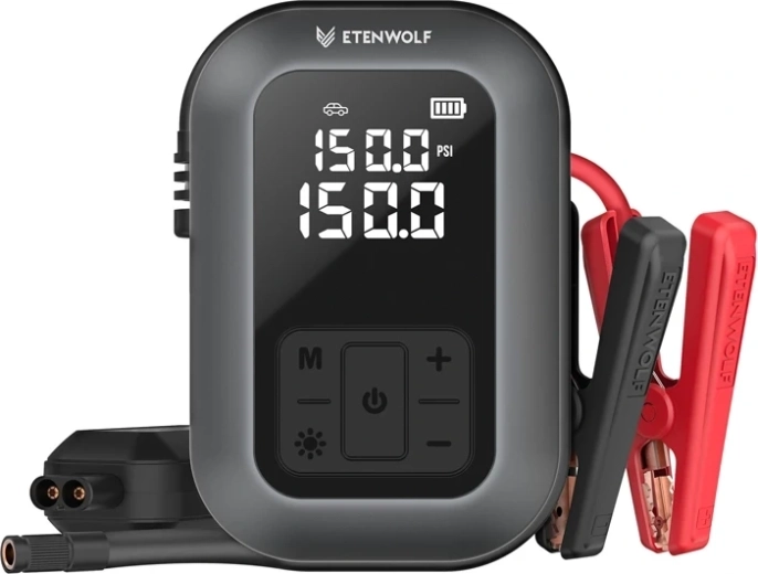 Compresor de aire para coche Etenwolf X5 Pro con batería de 6000 mAh