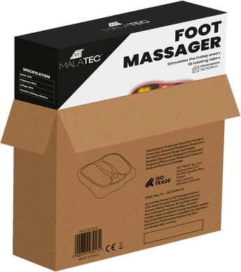 18 nódulos de masaje rotatorios para toda la planta