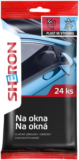 Toallitas para vidrio SHERON 24 uds