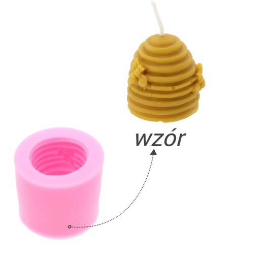 Molde de silicona para velas – colmena