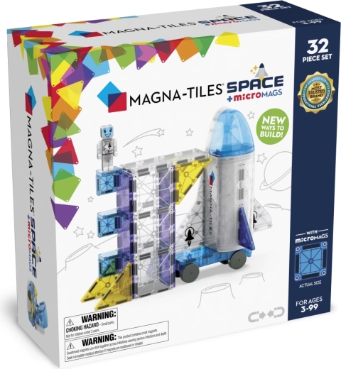 Juego de construcción magnético MAGNA-TILES espacio (32 piezas)