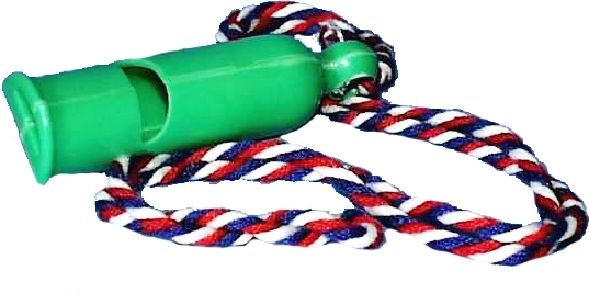 Silbato de señalización Směr de plástico (4 colores) - 1 unidad