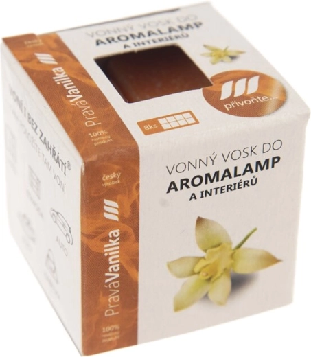 Cera aromática para quemador de aromas vainilla 8 uds 30 g