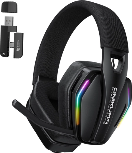 Auriculares gaming inalámbricos Onikuma GT826 negros