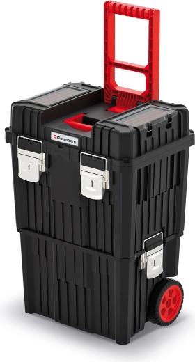 Maletín modular para herramientas Heavy de 71 l con ruedas y asa plegable