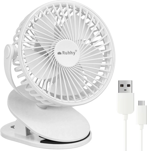 Ventilador inalámbrico blanco Ruhhy