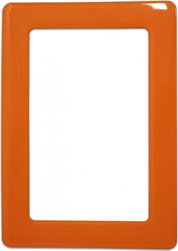 Marco magnético autoadhesivo 13,0 × 8,1 cm – naranja