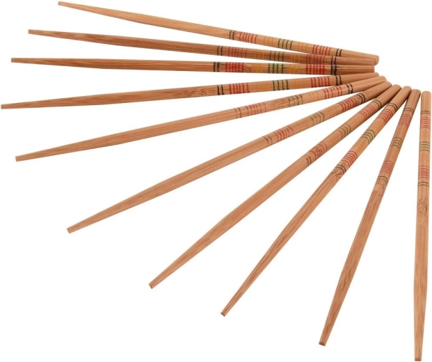 Palillos de bambú para sushi 22,5 cm, 10 uds