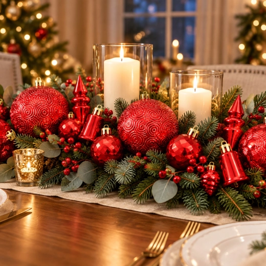 Para el árbol y los arreglos festivos