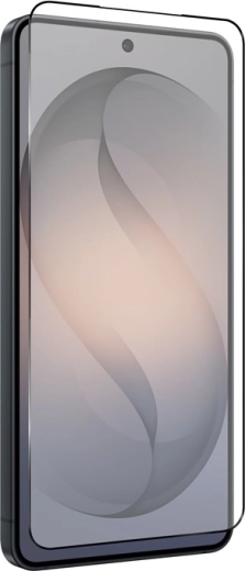 Crong 3D armour glass lite vidrio templado 3D full glue con marco negro para Samsung Galaxy S26