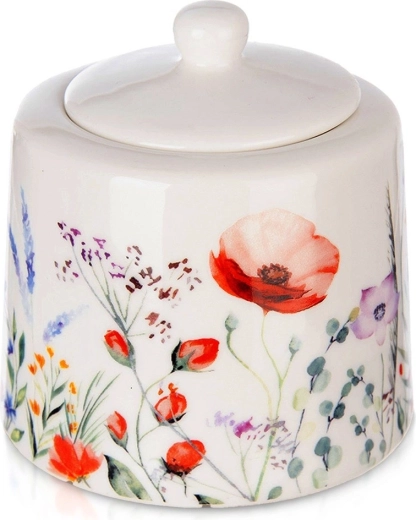 Azucarera de porcelana Maki 320 ml blanca