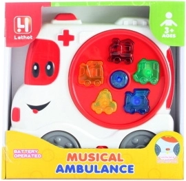 Ambulancia sonora con luces