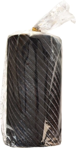 Vela cilíndrica Caro negra 7 × 10 cm