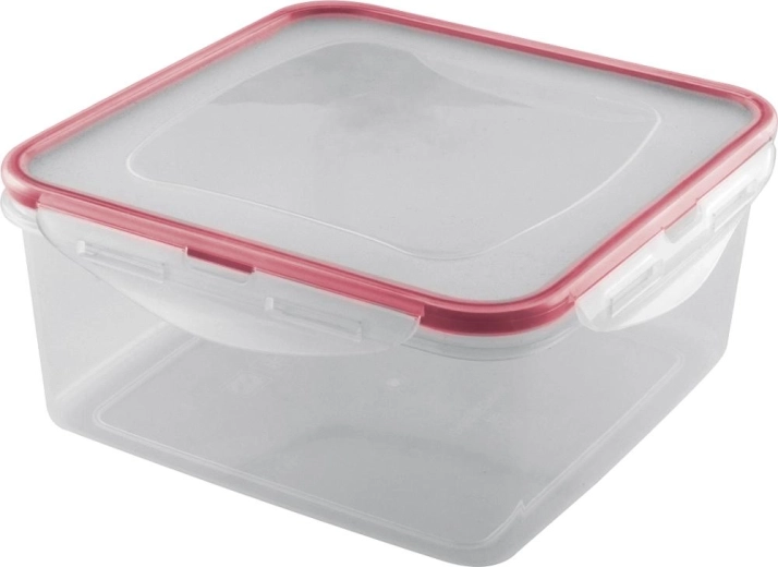 Set LAMART de recipientes cuadrados Clip, 4 unidades