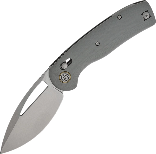 Navaja plegable Petrified Fish Viper 8,9 cm, stonewash, G10 gris