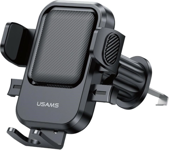Soporte para teléfono para rejilla de ventilación USAMS one-touch negro