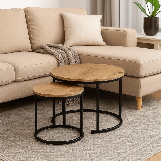 Aspecto loft: roble antiguo y metal negro