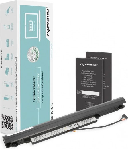 Batería Movano para Lenovo IdeaPad 110-14IBR / 110-15IBR (L15S3A02) 2200 mAh 24 Wh