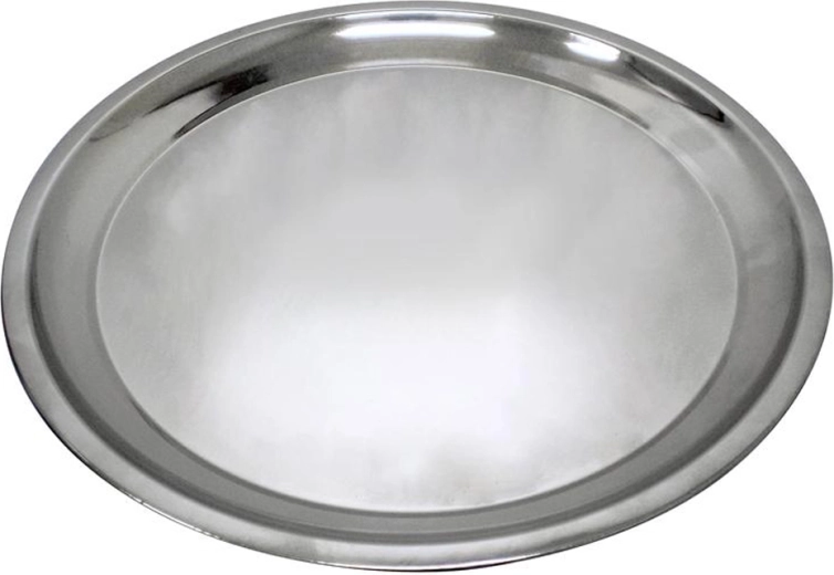 Bandeja de servir redonda de acero inoxidable TORO 35 cm