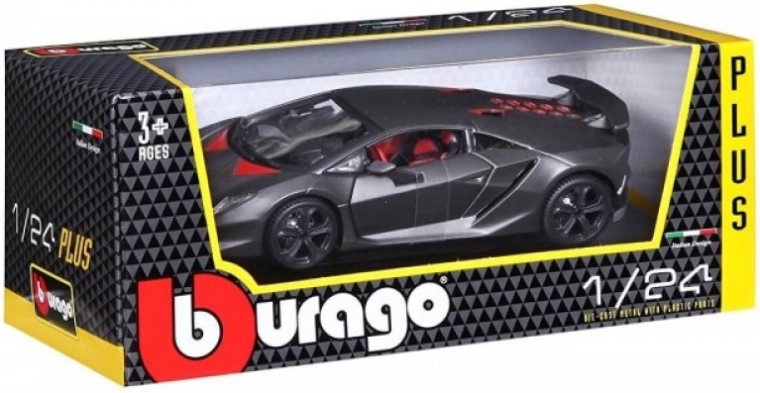 Carrocería metálica die-cast en gris metalizado