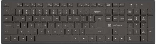 teclado inalámbrico NATEC Herring 2.4 GHz slim (distribución US)