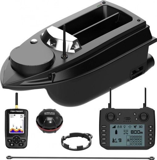 Flytec V030 barco cebador inteligente con GPS y sonar 20000 mAh