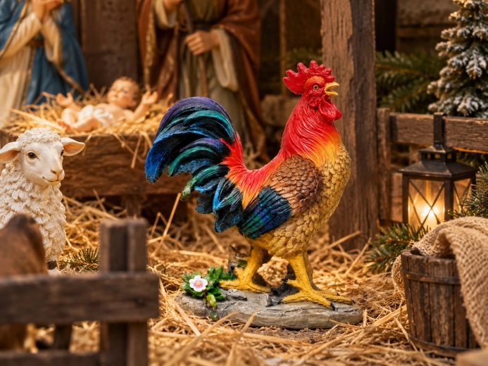 Complemento destacado para el belén navideño