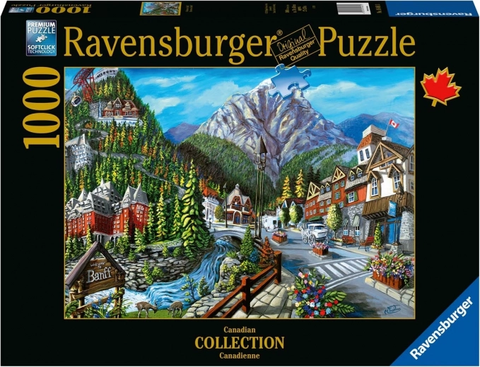 Puzzle Ravensburger Bienvenidos a Banff 1000 piezas