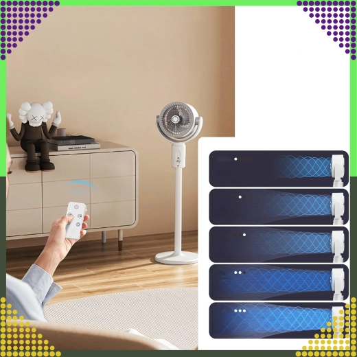 Amplia oscilación para una refrigeración uniforme