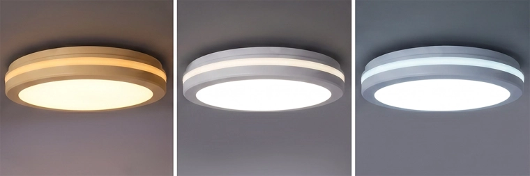 Temperatura de luz seleccionable 3CCT