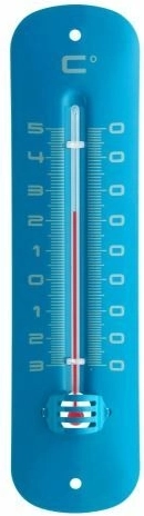 Termómetro analógico TFA para interior y exterior de metal lacado – azul