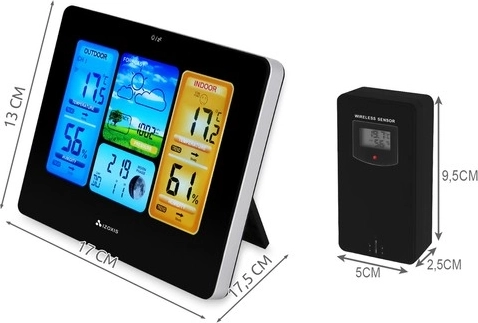 Sensor externo inalámbrico con alcance de hasta 60 m