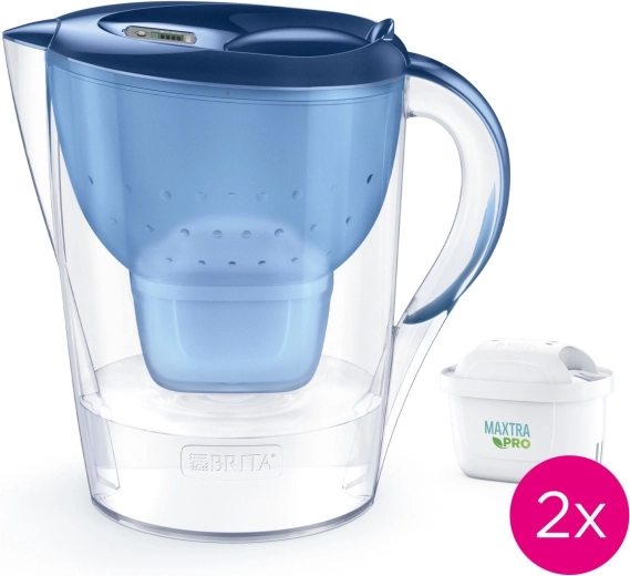 Jarra filtrante 3,5 l Marella XL + 2 filtros MAXTRA PRO Pure Performance, azul