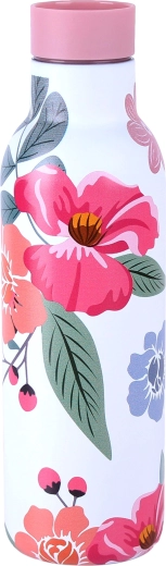Termo de acero inoxidable con válvula de cierre Kitchisimo 480 ml rosa