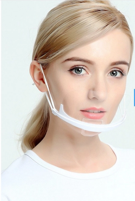 Mini pantalla para barba – pantalla facial transparente