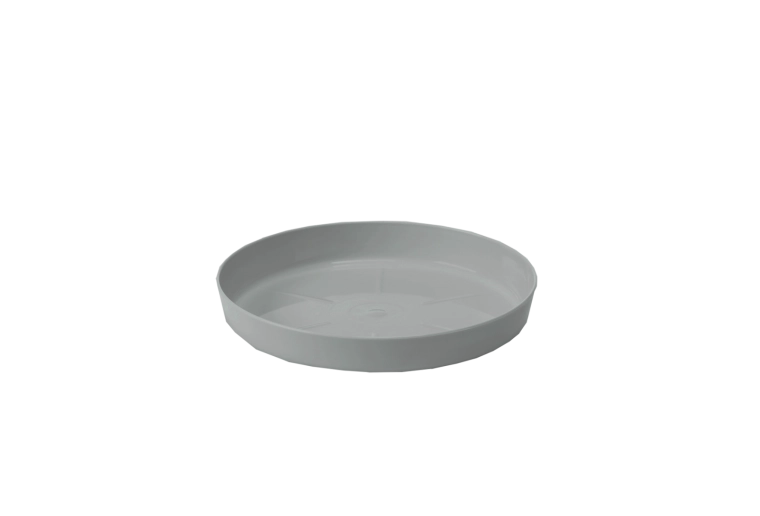 Platillo para maceta Lamela gris 12,6 cm