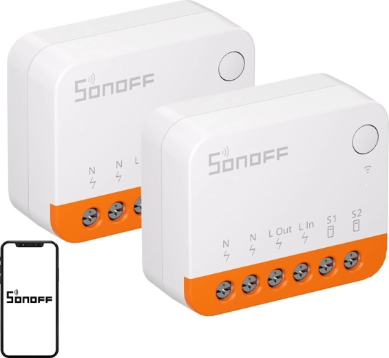 Sonoff MINIR4 Extreme interruptor Wi‑Fi inteligente (2 uds)