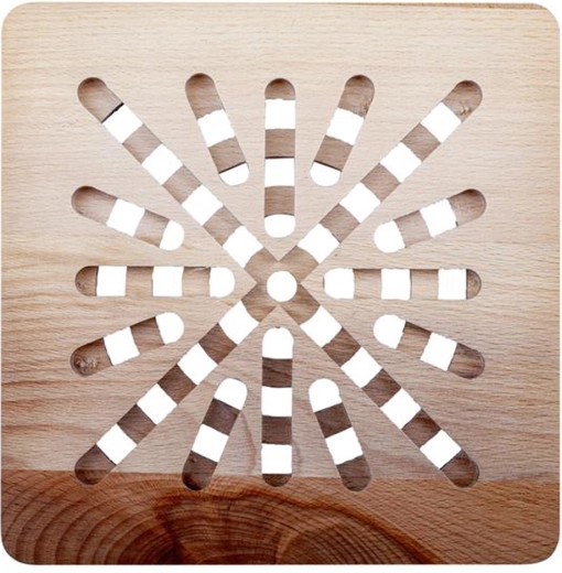 Salvamanteles de madera para olla TORO 19,5 × 19,5 cm