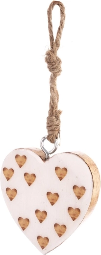 Corazón con recorte decorativo