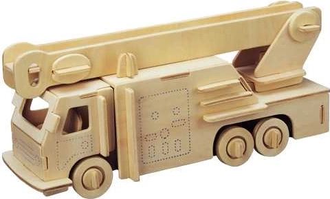Puzzle 3D de madera camión de bomberos WOODCRAFT